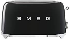 SMEG Tostapane TSF02BLEU, Acciaio, 2 Scomparti, Nero