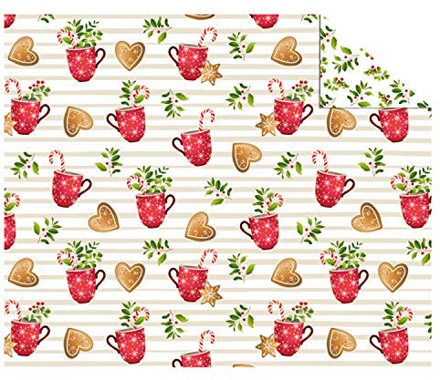 Ursus 11344602 - Fotokarton, Merry Christmas, DIN A4, 300 g/qm, 10 Blatt, beidseitig bedruckt, Vorder- und Rückseite in verschiedenen Motiven, aus Frischzellulose, Motiv 2, ideal für Papierkunstwerke