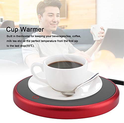 Tassenwärmer 220V elektrischer Kaffeeheizer Getränkewärmer mit Smart Touch-Schalter - Auto-Abschaltung