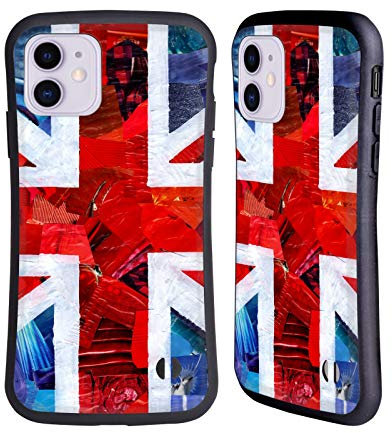 Head Case Designs Officially Licensed Artpoptart Union Jack Flags Hybrid Case Compatible With Apple iPhone 11
