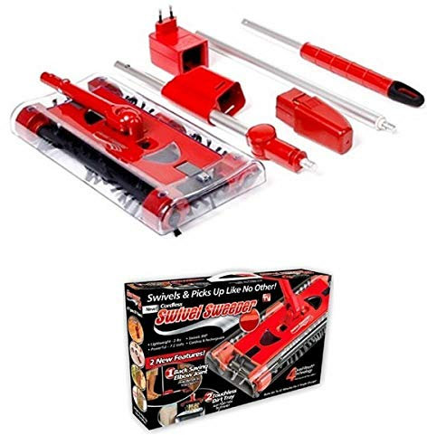 MANiASHOP® Balai rotatif rotatif électrique aspirateur rechargeable SWIVEL SWEEPER G6 Nouvelle génération
