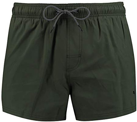 PUMA Herren Badehose Badeshorts Logo Short Length Swim Shorts, Farbe:Thyme, Bekleidungsgröße:XL