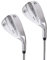 Mile High Life | Geschmiedete Golf-Sandkeil-Sets | Golf Gap Wedge Sets für Anfänger | Lob Wedge Golfschläger für Herren und Damen (Silver-52/58 Degrees Set)
