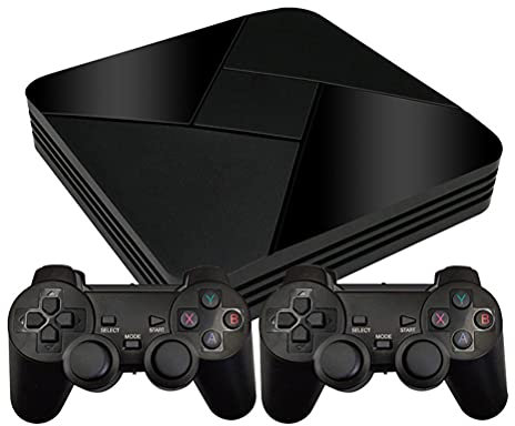 YOISMO G5 Game Box Consola de Juegos inalámbrica Emulador de PSP con un Sistema Linux de código Abierto Consola de Juegos Home TV Gamebox, Soporte para Descarga en línea a través de LAN y WiFi (128G)