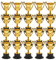 Toddmomy Lot de 20 gobelets en plastique doré pour trophée - Pour enfants et école