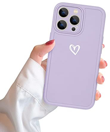 Newseego Case Compatible with iPhone 13 Pro, Cute Love Pattern Soft and Slim Silicone iPhone 13 Pro Protective Case with All-inclusive Lens Flexible TPU Bumper Back Cover Case for iPhone 13 Pro.