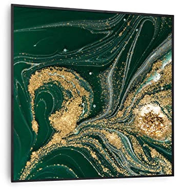 Klarstein Radiateur Infrarouge Mural Intelligent, Chauffage Infrarouge 350W, Panneau Chauffant Infrarouge, APP Mobile, Radiateur Electrique Extra Plat, Salle de Bain, Sans CO2, Faible Conso d'Energie
