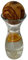 D.O.M. Bouchon en forme de boule Ø 8 cm en bois d'olivier pour carafes ou verres