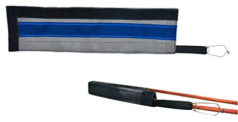 MISOYER Rope Chafe Guard Sleeve, Protective Rope Sleeve Rope Chafe Guard with Fixed Hook, Anti-abrasion Rappelling for Climbing Mountaineering Exploring Aerial Work