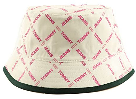 Tommy Hilfiger TJW Item Reversible Bucket Hat Ecru