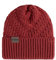 KNIT FACTORY - Sally Mütze - Strickmütze für Damen und Herren - Beanie - Wintermütze mit Wolle - Robusten Look - Hochwertige Qualität - Baked Apple