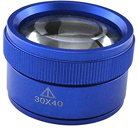 barenx Optik-Lupe, 30 x 40 mm, leicht und klein