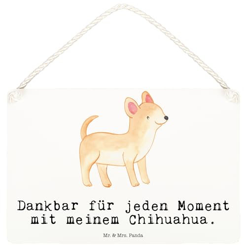 Mr. & Mrs. Panda Schild Chihuahua Moment DIN A6 - Geschenk, Holzschild, Türschild, Familie, wandtafel, holzbild