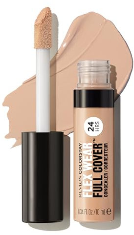 REVLON ColorStay Flex Wear Full Cover Concealer 100% langanhaltende Abdeckung mit Hyaluronsäure und Vitamin E Creme Brulee, 10 ml