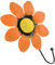 Garneck Crochet Mural Forme de Fleur Patère Décorative pour Manteaux Chapeaux et Accessoires Entrées Salles de Bain et Cuisines