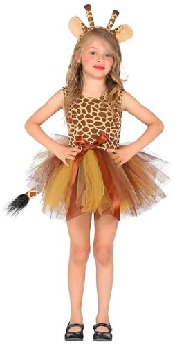 W WIDMANN MILANO Party Fashion - Costume enfant animal, robe avec tutu, serre-tête, costume animal, déguisements de carnaval