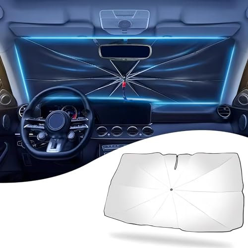 MEDZUK [Neue Upgrade ] Kompatibel mit Hyundai i30 N | Fastback N 2016-2023 2024 Sonnenschutz Auto Frontscheibe Sonnenschirm, Windschutzscheibe Sonnenblende Anti UV Auto Innen Zubehör