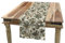 ABAKUHAUS Weihnachten Tischläufer, Weihnachtskugeln Liebeszeit, Esszimmer Küche Rechteckiger Dekorativer Tischläufer, 40 x 180 cm, Braun Grün Blau