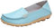 Shoes Ladies Wide Fit Trainers Leopard Print Shoes 985 Women's Casual Shoes Flat Heeled Sole Slippers Comfortable Single Shoes Loafers Shoes for Women Ballet Pumps Women Ballet Pumps (Sky Blue, 35)