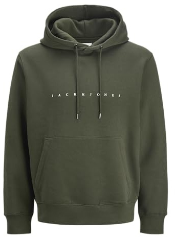 JACK & JONES Jjestar Basic Sweat Hood Noos, Green (Duffel Bag), S