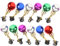 HAPINARY 12St Bart Dekoration Weihnachtskugelverzierung Bart Haarschmuck Bart Kugeln weihnachtsmotiv weihnachten weihnachtsbaumdeko weihnachtsdeko Bartglockenclip weihnachtlicher Bartclip