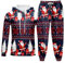 Generisch Warmer Jogginganzug Herren Winter Jogging - Weihnachten Anzug Herren Kuschelig Hosenanzug Sportlich Herren Elegant black friday angebote 2024 adventskalender trainingsanzug herren