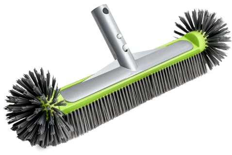 Yozexin Poolbürste,Pool Bürste, Poolbesen,Poolbürste für Folienpool,Pool Reinigungs Bürste mit Halbkugelförmigen Borsten,für Poolwand und Poolboden,Nicht mit Teleskopstange