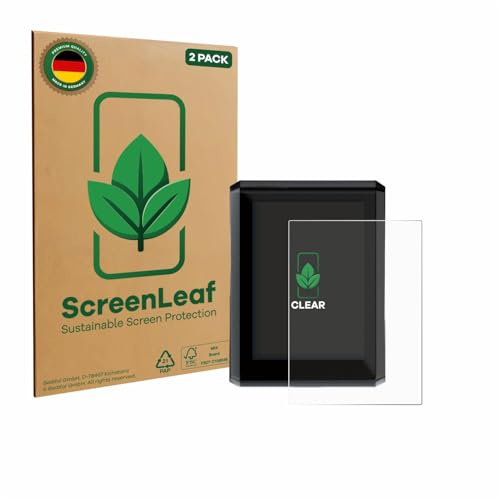 ScreenLeaf 2 Stück Schutzfolie für Shimano SC-EN610 [nachhaltiger Displayschutz, Folie, transparent, kratzfest]