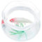 DONFAMDS Pecera Miniatura con Koi para Decoración de Microlandscapes Accesorio para Casas de Muñecas y Escritorio