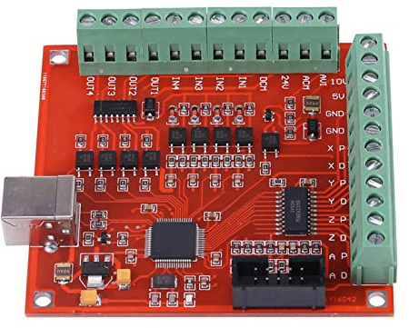 Gonetre USB-CNC-Motion-Controller-Karte, 100-kHz-Board für 4-Achsen-Schrittmotortreiber