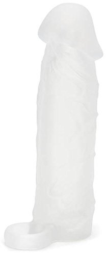 Lovehoney Clear 1 Extra Inch Male Extender - Smooth Silicone - Gifts for Men and Couples - Latex & Phthalate Free