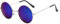 Lazzboy Frauen Männer Vintage Retro Brille Unisex Driving Round Frame Sonnenbrille Eyewear Runde Mit Schmalem Metall Gestell(D)