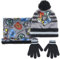 CERDÁ LIFE'S LITTLE MOMENTS Unisex-Kinder 2200005861 Harry Potter Hut Schal und Handschuhe Set, Negro Y Gris, Nur