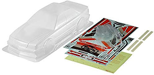 TAMIYA 51653-600 51653 Karosserie-Satz Audi V8 Tourenwagen, Zubehör für ferngesteuertes Auto, Ersatzkarosserie, RC Modellbau, Silber