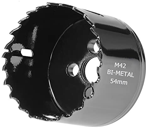 SagaSave Lame de scie cloche de 54 mm - Pour trou de maïs en acier inoxydable, acier au carbone et acier bi-métal robuste