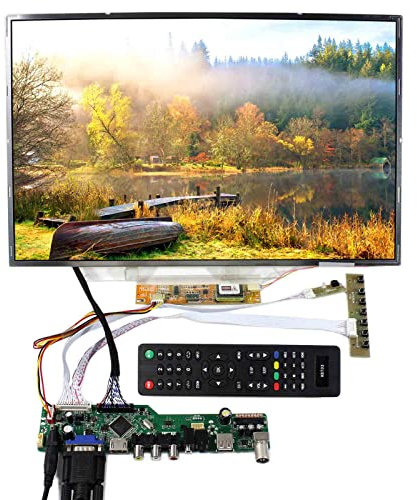 VSDISPLAY 17 pollici 1920X1200 schermo LCD e VGA USB TV Controller Board, per la visualizzazione di monitor fai da te