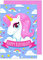 Edition Seidel Premium Geburtstagskarte mit Umschlag. Glückwunschkarte Grusskarte Kindergeburtstag Geburtstag Billet Kinder Mädchen Einhorn Regenbogen Happy Birthday (G2936 SW022)
