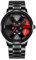 MIDYUID Herren Uhren Hohl Auto Rad Felgen Nabe Uhr Wasserdicht Sport Uhr Armbanduhren für Herren Geschenke (Red-01)