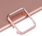 Cases Compatible with Apple Watch Series 3 Case Rose Gold 38mm, Women Girls Aluminum Alloy Watch Bumper Hard PC Shockproof Frame Case Protective Cover Compatible with Apple Watch 38mm Series 3/2/1