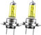 Ruiandsion 2pcs H7 Halogen Scheinwerfer Birne Nebelscheinwerfer 100W 24V Gelb Glühbirnen