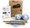 NEEDLE IT® Anfänger Wolle Halsband Strickset mit Stricknadeln - Snood zum Selberstricken - Für Kinder und Erwachsene - Geschenkidee - Kreatives Hobby - Blau