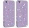 Buoluoioir 2 Pezzi Cover per Apple iPhone 8/7/SE 2020/SE 2022 4,7, Lindo Patrón Custodia Carina Motivo Aesthetic Disegno Silicone TPU Cellulare Protection Case per Donne per iPhone 7/8/SE 3rd&2nd, 3
