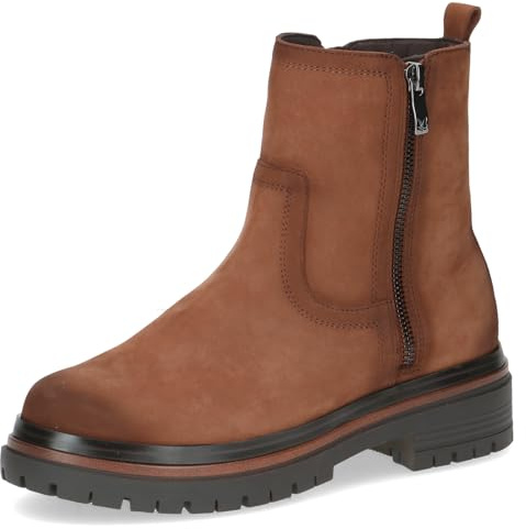 CAPRICE Damen Stiefeletten aus Leder mit Reißverschluss