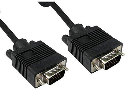 NEWLink VGA Cable 1.8 m VGA Cable (Black pkvgamm-02 1.8 m VGA (D-Sub); VGA (D-Sub); VGA (D-Sub); VGA (D-Sub), Male to Male, Black)