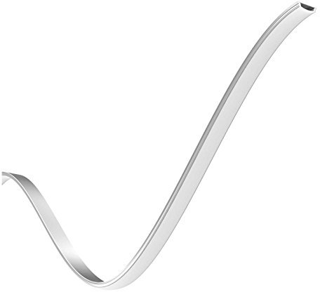 Biegsames 2m Aluprofil FLEX (FX) - Eloxiertes Aluminium Profil für LED Streifen | Set mit Abdeckung, Endkappen & Halterungen