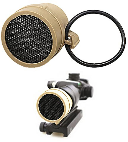 Zielfernrohr, rund, Netz-Abdeckung, entspiegelt, für ACOG 4 x 32 Zielfernrohr (Sand)