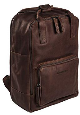 The Chesterfield Brand Wax Pull Up Rucksack Leder 40 cm Laptopfach