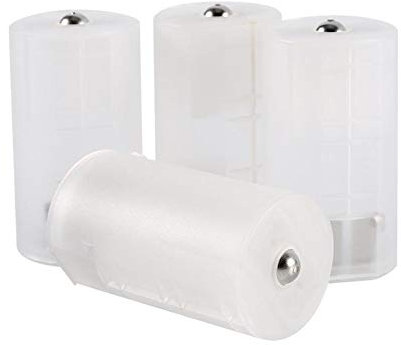 4PCS AA to Size D Battery Converter Adapter Battery case AA Converter Box Support Parallel Conversion case Cases Boxes Case Battery Holder Switcher White Box
