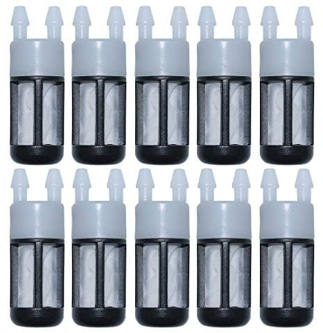 AUMEL 4282 007 3600 10Pcs/lot Dual Port Fuel Filter Set Fit Stihl BR600 BR550 BR500 Leaf Blower part.