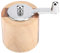Pfeffermühle Manuelle Salzmühle Holz Gewürzmühle Keramikmahlwerk mit langer Kurbel, für Meersalz, Pfeffer, Kräuter